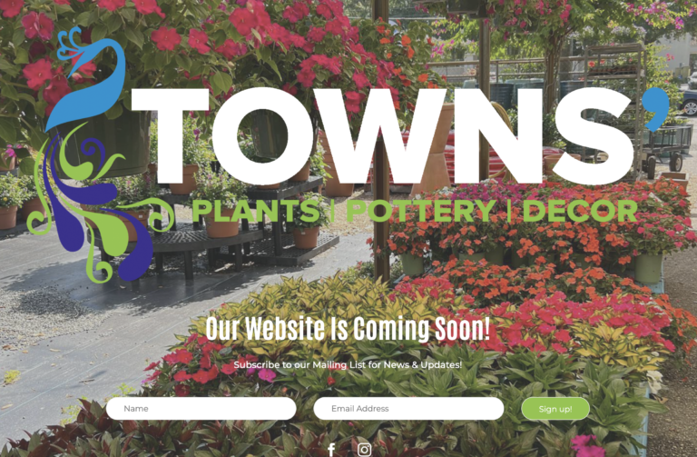 Clermont Web Design | Orlando Web Solutions | TownsGardenCenter.com